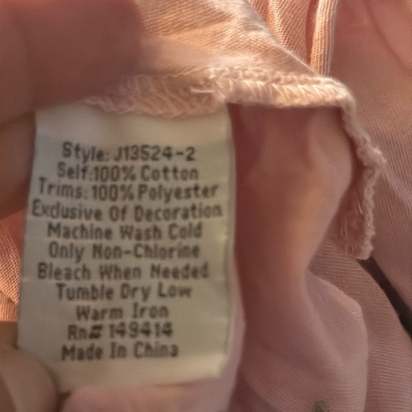 Like new! Johnny Was Katie Relaxed Drape 100 % Cotton raw hem Tee J13524 -2 - Picture 17 of 17